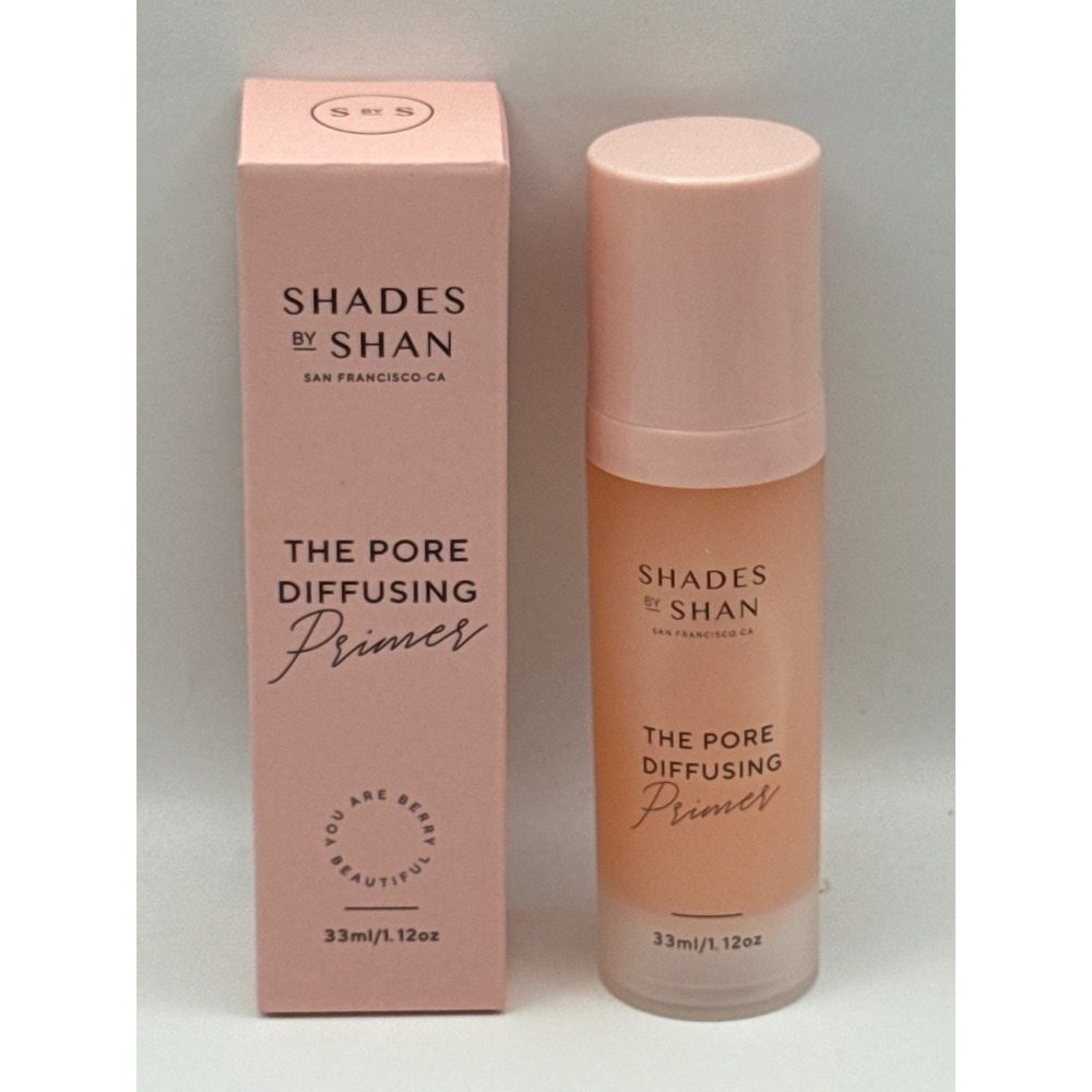 Shades By Shan Pore Diffusing Primer Makeup Silicone Free Hydrating New